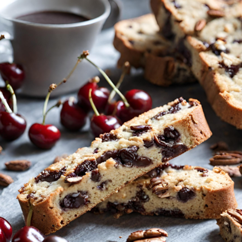 Biscotti con guinda, chocolate, nueces y naranja Main Image